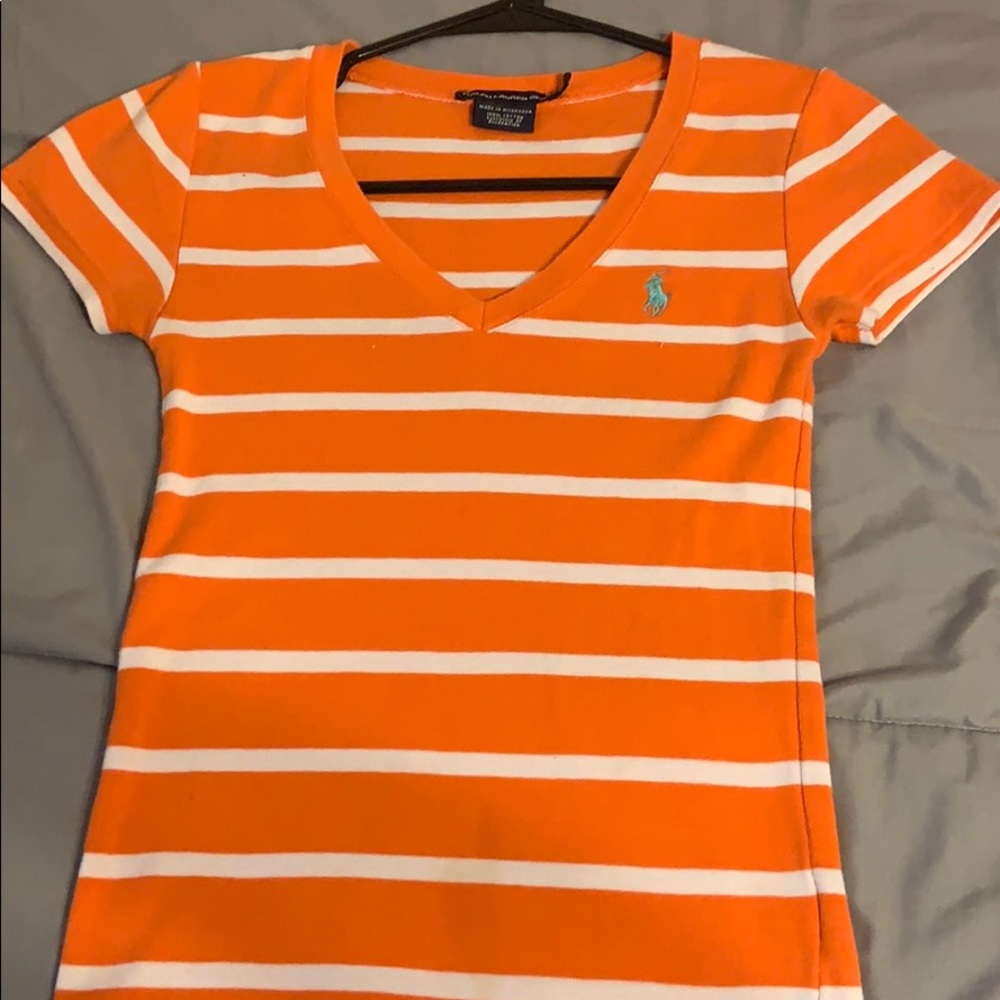 Xs striped Polo